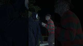 Ghostface and Freddy find out… #halloween #scream #funnymemes #screammovie #halloweencostume #horror