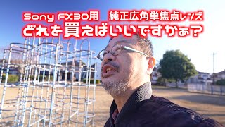 【 #FX30 でVlog、YouTube、どのレンズがいい？】FX30でVlogを手軽に撮影したいよ、ということで、広角単焦点レンズを買おうと思う。どう？ #E11mmF1.8 #E15mmF1.4