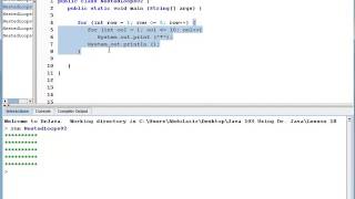 Java Level 1 Using Dr Java Lesson 18 Nested Loops