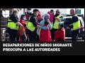 Hasta 200 niños migrantes no acompañados se encuentran extraviados