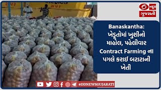 Banaskantha: ખેડૂતોમાં ખુશીનો માહોલ, પહેલીવાર Contract Farming ના પગલે કરાઈ બટાટાની ખેતી