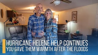 Hurricane Helene Help - You Gave Them Warmth After the Floods