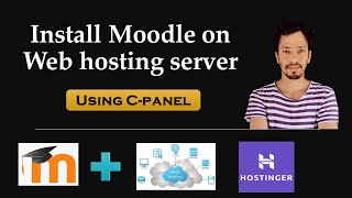 How to install Moodle on Web Hosting server || Using C Panel || Online Study For CS