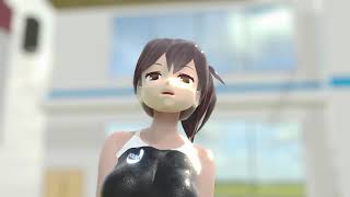 【艦これMMD】Gimme×Gimme【水着改変加賀】