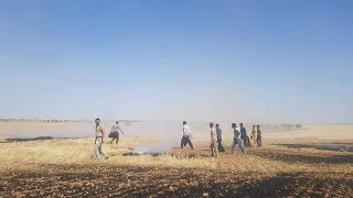 Li gundên rojavayê bajarê Kobanî îro agir pê ket,