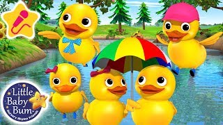Five Little Ducks | KARAOKE for Kids + More Nursery Rhymes & Kids Songs | Learn with Little Baby Bum