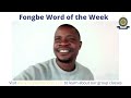 learn fongbe how to say thank you