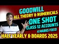 GOODWILL VALUATION | ONE SHOT | THEORY & NUMERICALS | Class 12 Accounts. Half Yearly & Boards 2025