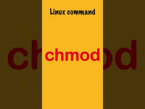 linux command  [ chmod ] #shorts #linux #unix #command #bydubebox