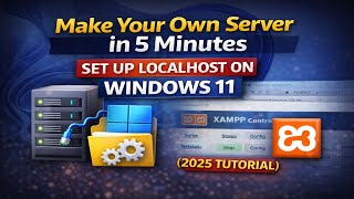 Make Your Own Server in 5 Minutes | Set Up Localhost on Windows 11 with XAMPP (2025 Tutorial)