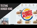Testing the Burger King website | Exploratory Testing | QA