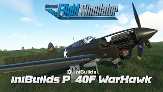 iniBuilds P-40F WarHawk for Microsoft Flight Simulator