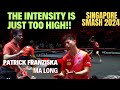 Intense Match! MA LONG vs PATRICK FRANZISKA in Singapore Smash 2024| PPTV Analysis and Review