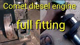 Comet diesel engine full fitting crank and timing,