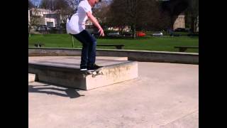 Couple of tricks from truro skate plaza in cornwal