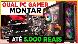 Montamos PC GAMER Perfeito (Até 5.000 Reais) Rodar TUDO!!! Warzone, GTA RP, Fortnite...