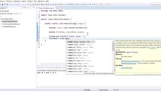 Java Tutorial Part 6 | Java-10 | Basic Calculator through User Input