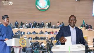 LIVE: RUTO AND ALL AFRICAN PRESIDENTS VOTING FOR AU CHAIRMAN IN ADDIS ABABA, ETHIOPIA