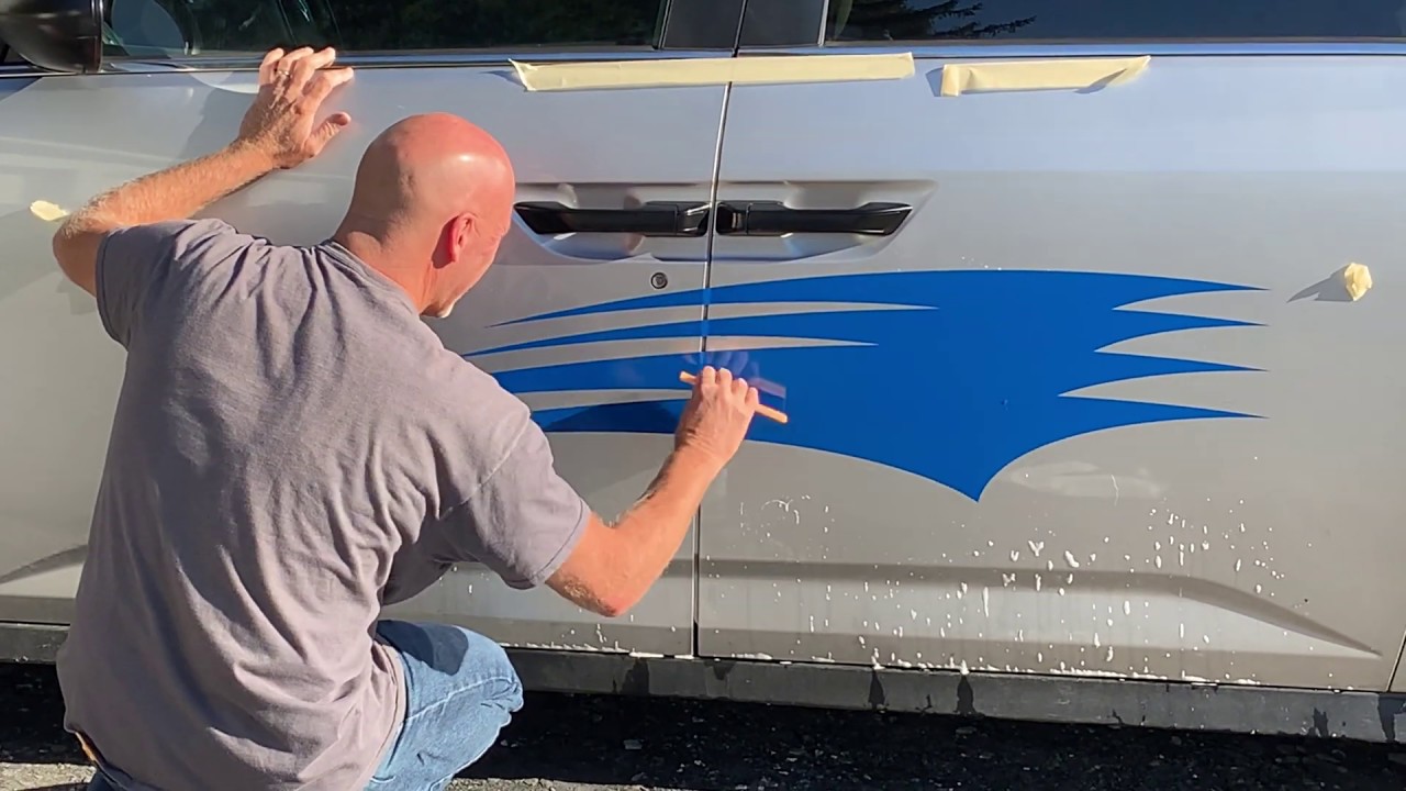 Installing Decals With Wet Method