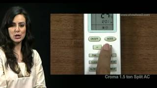 Croma Air Conditioner -  How To Set Sleeper Mode