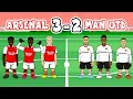 3-2! Arsenal vs Man Utd - NKETIAH IS IN THE ROOM! (Parody Goals Highlights 2023 Saka Rashford)