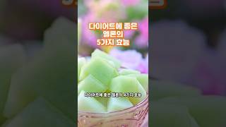 다이어트에 좋은 멜론의 4가지 효능