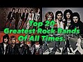 Top 20 Greatest Rock Bands of All Time.