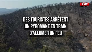 Dans le Var, des touristes arrêtent un pyromane en train d'allumer un feu