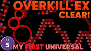 JUMP FROM G17 to U5 | RIOT - OVERKILL EX CLEAR // ADOFAI Map By V0W4N