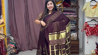 Ajrak Modal Silk Pure Gajji  Saree