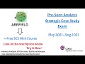 CIMA SCS Pre-seen Analysis Arrfield - May 2021