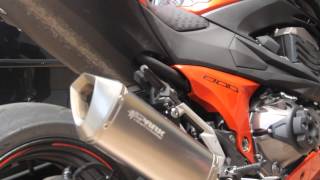 Kawasaki Z800 with Slip On Spark Exhaust Sound