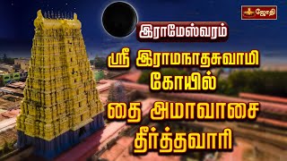 இராமேஸ்வரம் ஸ்ரீ இராமநாதசுவாமி கோயில் -தை அமாவாசை தீர்த்தவாரி | Rameswaram | Thai amavasai | Jothitv