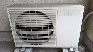 三洋電機　ルームエアコン室外機　SAP-C321WV  SANYO Inverter