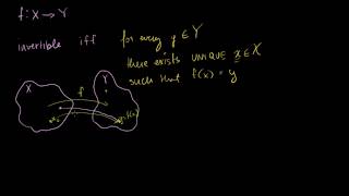 04 Inverse functions and transformations 04 Relating invertibility to being onto and one to on