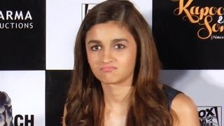 VIDEO - Alia Bhatt Dumbest Answers At Kapoor And Sons Trailer Launch
