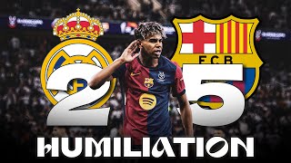 HUMILIATION 🖐️ Le Barça détruit encore le Real et prend son 1er trophée de 2025 ! ⎮ Real 2-5 Barça