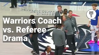 Draymond Green Holds Back Steve Kerr's Rage at Ref