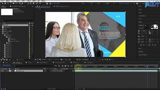 5.20.企业宣传模板-图文公司企业栏目包装展示 | Adobe After Effects 2020教程