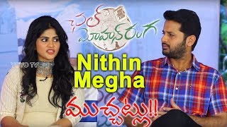 Nithin And Megha Akash Interview | Chal Mohana Ranga | Pawan Kalyan | Trivikram | YOYO Cine Talkies