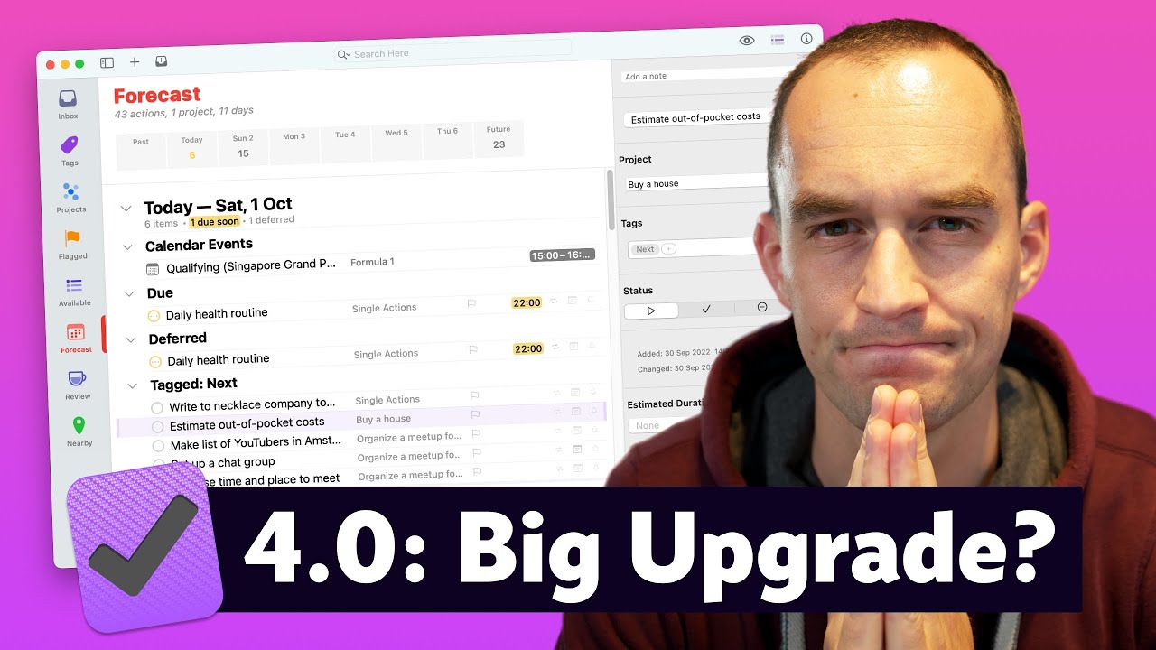 Omnifocus 4 For Mac First Impressions Youtube