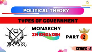 Monarchy | राजतंत्र (Political Theory)