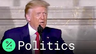 Trump Slams 'Left-Wing Mobs That Tore Down Statues' at National Archives