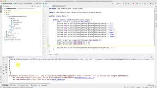 Java Algorithms - Binary Search Fixed (part 2)