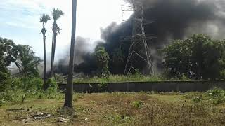 Fire accident in RAK ceramics samalkot andhra pradesh