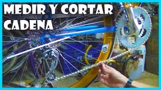 🚲 COMO MEDIR y  CORTAR una CADENA y PONER un ESLABÓN RÁPIDO | MANTENIMIENTO BÁSICO