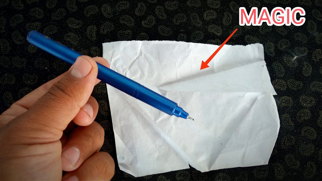 Paper Magic Trick With Pen Easy Magic Tricks Pakfamousmagic Youtube