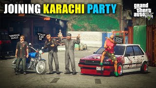 YOUSUF \u0026 CHACHA JOIN KARACHI PARTY | GTA 5 GAMEPLAY