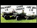 RC Jeep Willys. Rochobby 1/6, Gmade Sawback 4ls, JJRC Q65 1/10