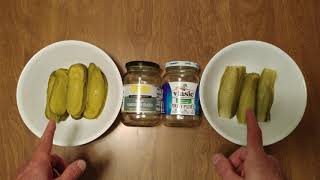 KOSHER PICKLE SLICES vs DILL PICKLE CHIPS vs VLASIC KOSHER DILL STACKERS FROM DOLLAR TREE